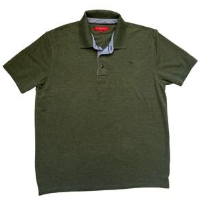 Christian Lacroix Homme Polo Shirt Green XL Cotton Short Sleeve Casual